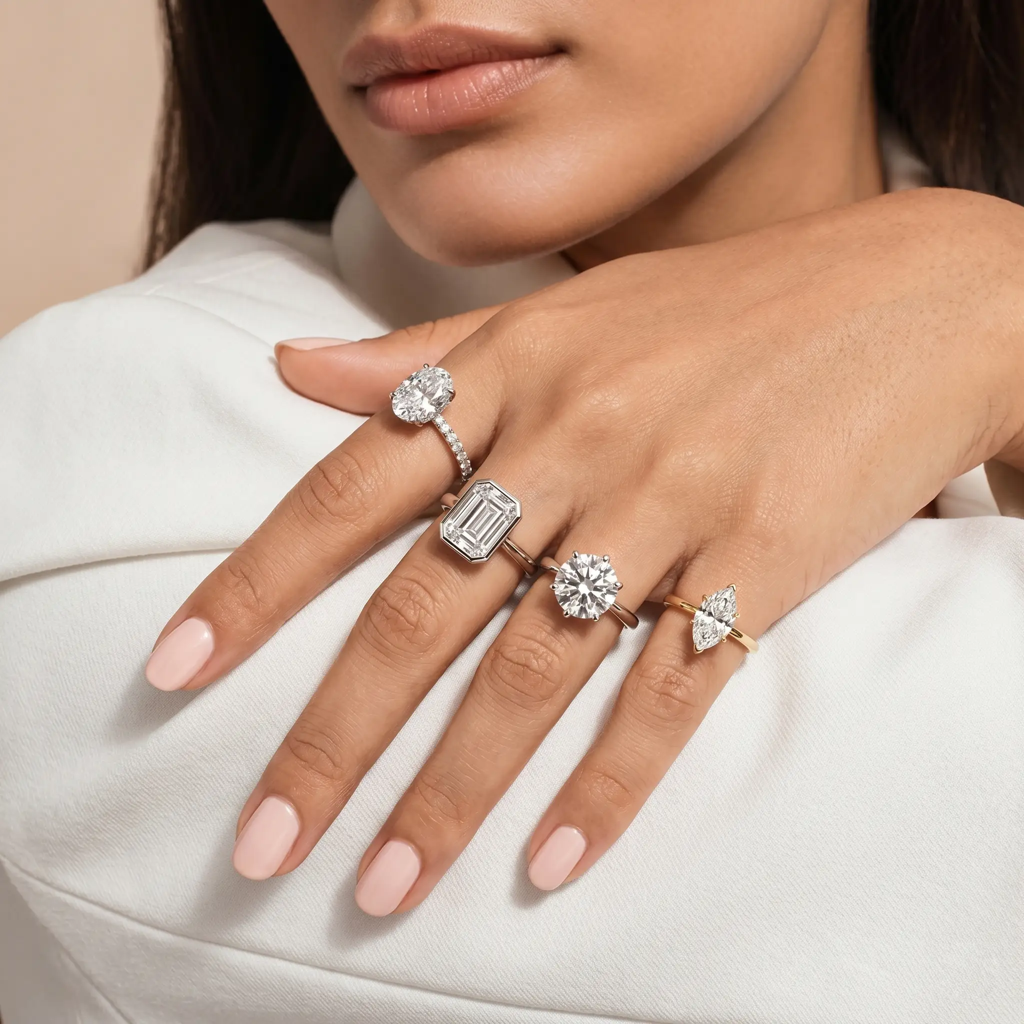 Lab Grown Diamond Engagement Rings For Women